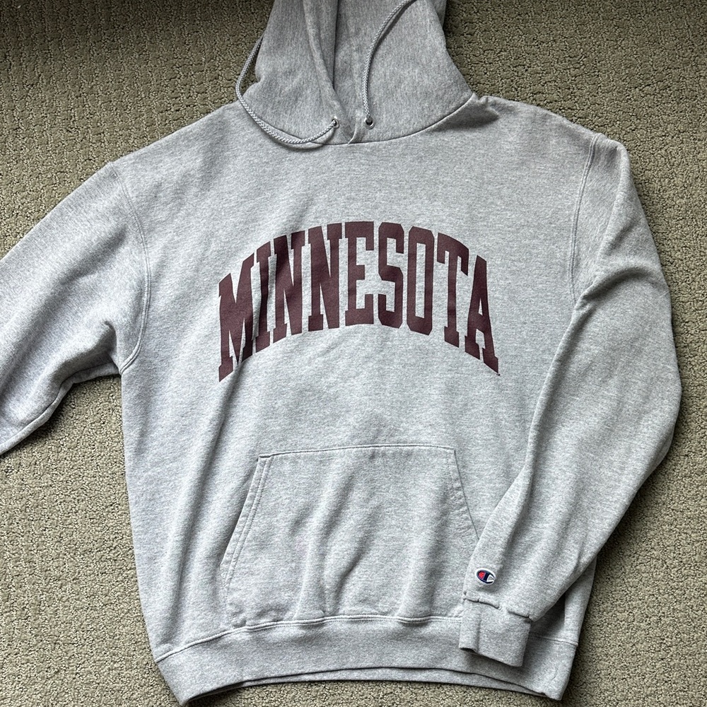 Champion Gray Minnesota Hoodie